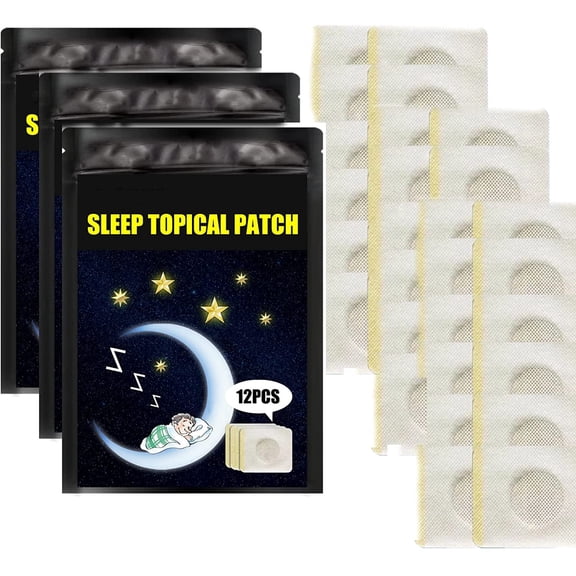 Trianu 36Pcs Sleeping Patches, Upgraded Sleep Patch, Sleep Patches For Adults, All Natural Deep Sleep Patches, Improve Quality Sleep Quickly