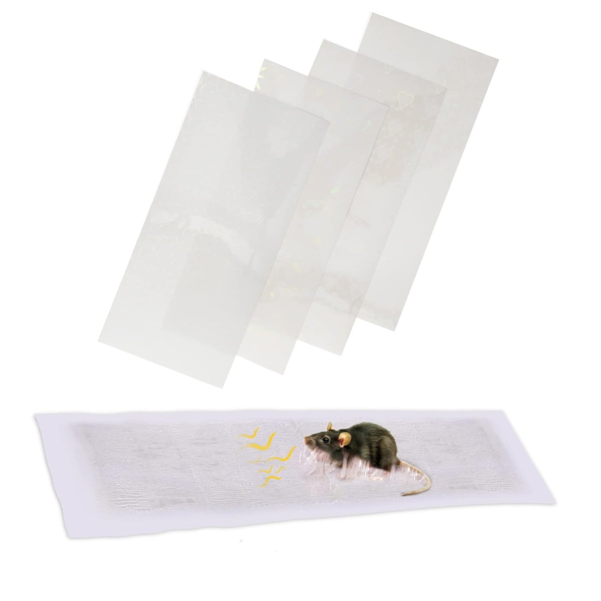 Trianu 4 Pack Rat Sticky Traps 47inch Extra Large, Mouse Glue Trap