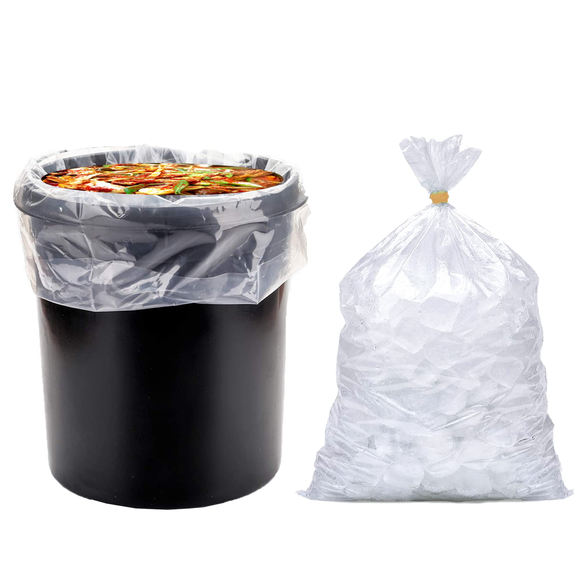 Trianu 5 Gallon Bucket Liner Bags 20" x 30" Turkey Bucket Dry Brine Bag