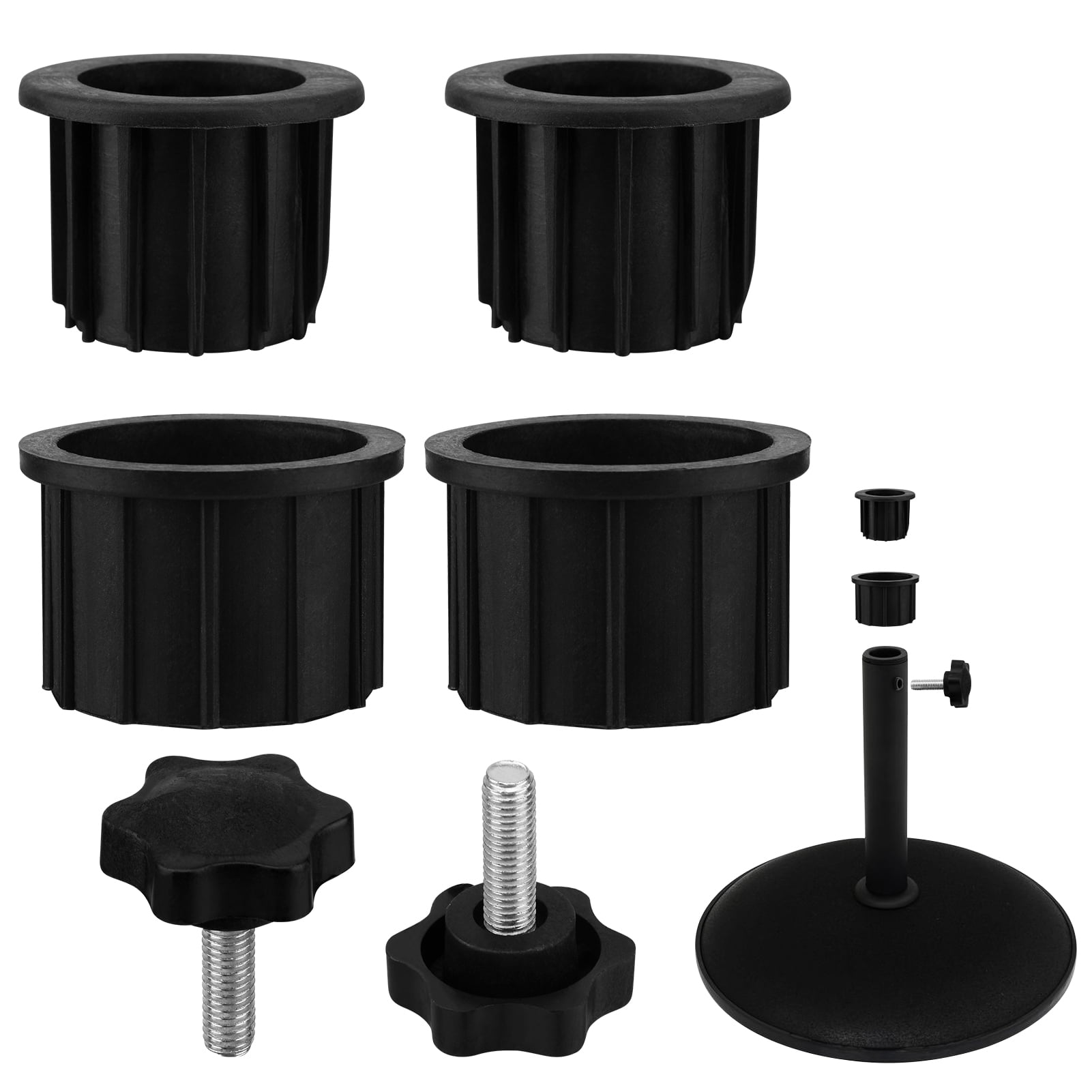 Trianu 6 Pcs Umbrella Base Stand Replacement Parts, Patio Umbrella Base