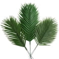 thumbnail image 1 of Trianu Artificial Palm Leaves Stems 11 Pcs, Faux Palm Leaf Greenery Fake Palm Stems for Palm Sunday Flower Arrangement Wedding Party Centerpieces Baby Shower and Home Decor, 1 of 9