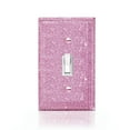 thumbnail image 1 of Trianu Bling Wall Plate Cover Colorful Rhinestone Light Switch Cover Colored Bling Light Switch Cover Shiny Sparkle Bling Crystal Rhinestones Wall Plate Cover (Pink), 1 of 6