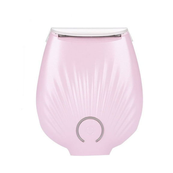 Trianu Electric Razor for Women, Womens Shaver Electric Pubic Hair Removal Bikini Trimmer Wet & Dry Painless Cordless Shaver for Legs and Underarms LED Light Razor Women Pink