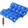 thumbnail image 1 of Trianu Inflatable Chair Pad, 17.7 x 17.7" Air Inflatable Seat Cushion, Portable Anti Bedsore Decubitus Wheelchair Air Cushion with Inflatable Pump for Pressure Relief, Blue, 1 of 9
