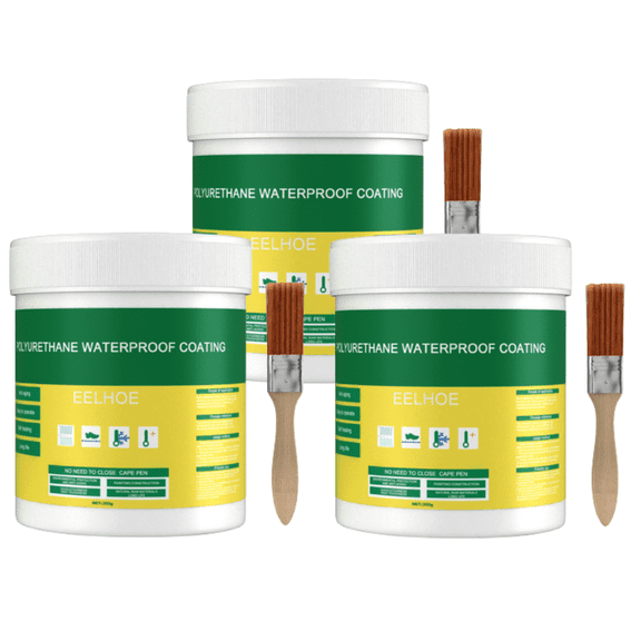 Trianu Invisible Waterproof Agent, Waterproof Insulating Sealant, Transparent Repairing Leak Waterproof Adhesive,Super Strong Bonding Sealant Invisible Waterproof Anti-Leakage Agent (3Pcs, 300g/Pcs)