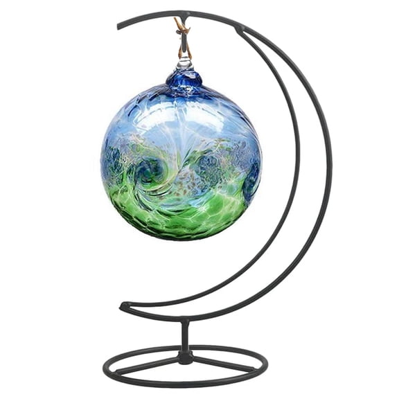 Trianu Ornament Display Stand, Metal Pothook Ornament Stand Holder for Hanging Glass Globe Air Plant Terrarium, Witch Ball, Christmas Ornament and Home Wedding Decoration