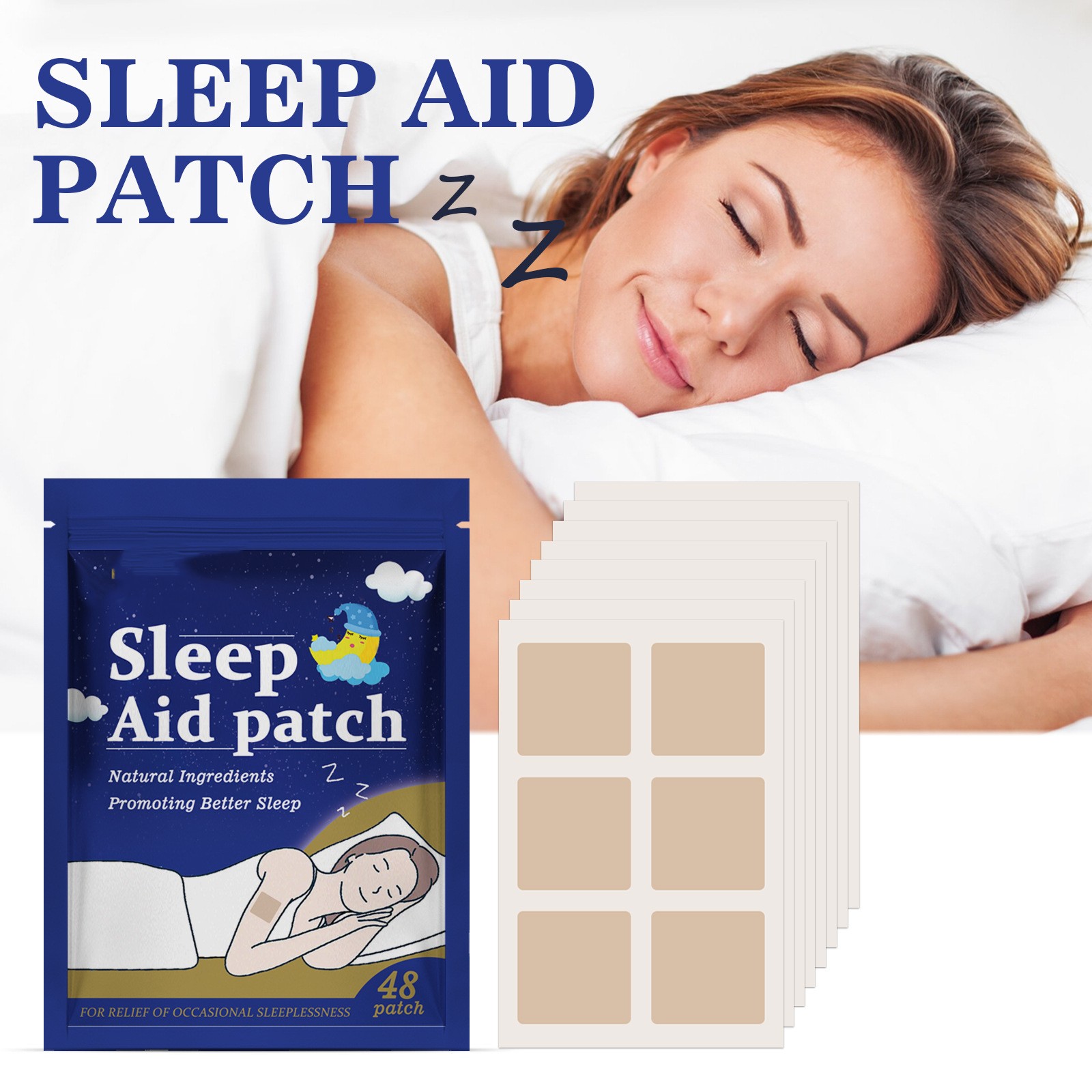 Trianu Sleep Patches, Sleep Patches for Adults, Upgraded 48 Patches Set