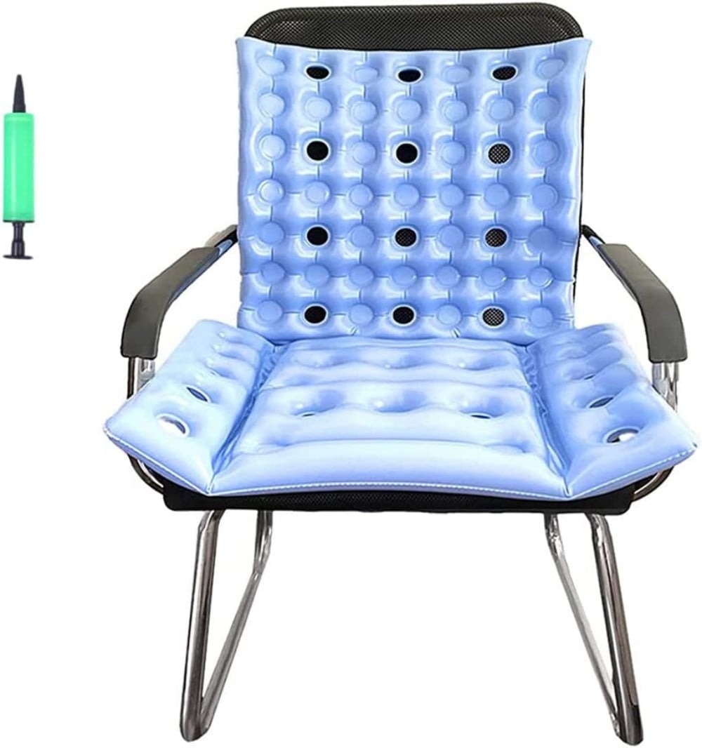 Trianu Wheelchair Inflatable Seat Cushion with Full Back for Elderly