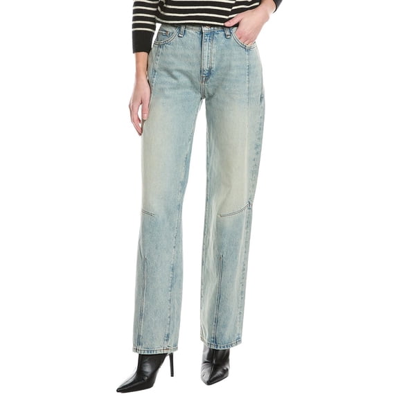 Triarchy womens  Goldie Mid-Rise Darted Venice Vintage Indigo Straight Jean, 31,