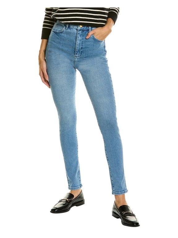 womens Light Indigo High-Rise Skinny Jean, 24, Blue