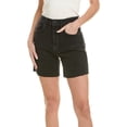 thumbnail image 1 of Triarchy womens  Ms. Florence-Mid Loved Black High-Rise Cut-Off Short, 25, Black, 1 of 4