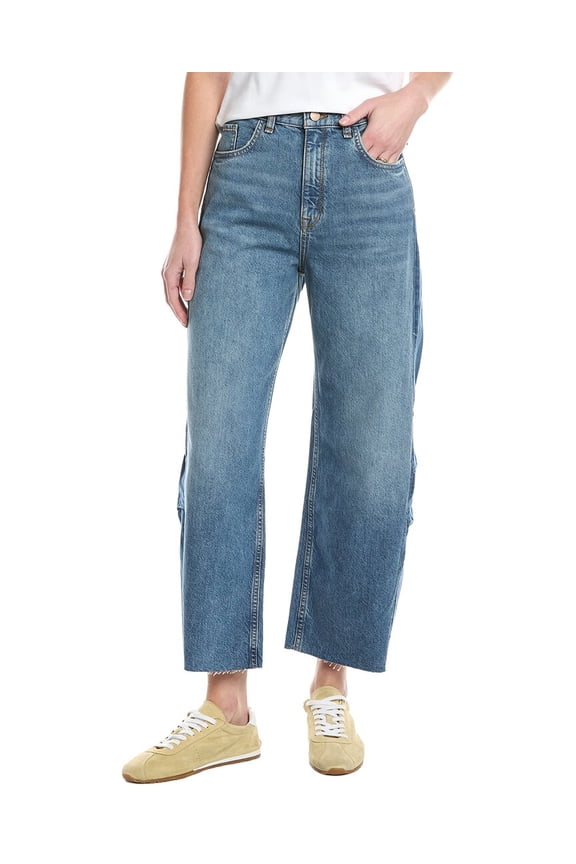 womens Walker Mid-Rise Constructed Shadow Indigo Jean, 24, Blue