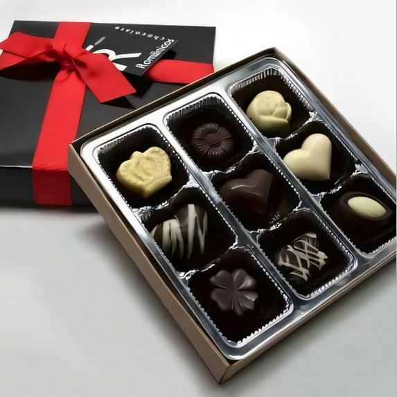 Trias Flowers and Gifts Romanicos Chocolates, Assortment, High, Quality Ingredients