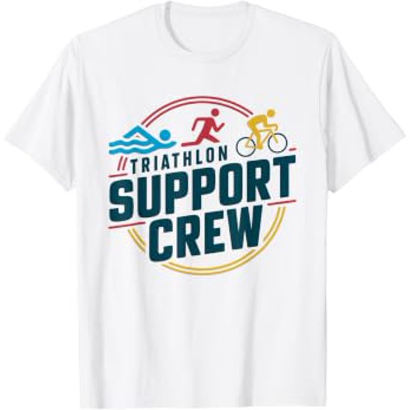 Triathlon Inspired Support Crew Related Triathlete T-Shirt
