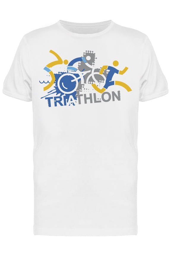 Triathlon Racers T-Shirt Men -Image by Shutterstock, Male Medium