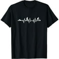 thumbnail image 1 of Triathlon Triathlet Running Driving Swimming Heart Rate Gift T-Shirt, 1 of 4