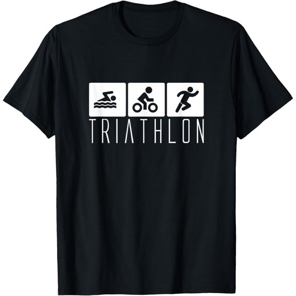 Triathlon Triathlete Swimming Running Cycling Triathlon T-Shirt