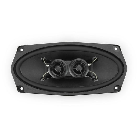 RetroSound Premium 4"x8" Dual Voice Coil Ultra-thin 2-Way Dash Speaker