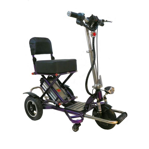 Triaxe Sport Protable Folding Mobility Scooter, Purple