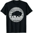 thumbnail image 1 of Tribal American Bison Native American Vintage Buffalo T-Shirt, 1 of 4