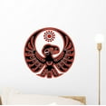 thumbnail image 1 of Tribal American Eagle Wall Decal Wallmonkeys Peel and Stick Graphic (12 in H x 12 in W) WM502558, 1 of 4