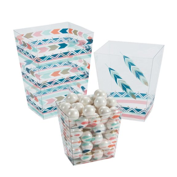 Tribal Baby Candy Containers - Party Supplies - 6 Pieces
