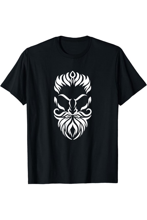 Tribal Bearded Man - Beard Full Beard Bearded Beards T-Shirt