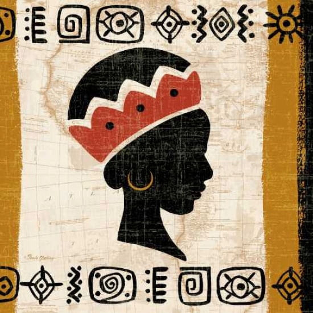 Tribal Beauty I Canvas Art - Pamela Gladding (24 x 24)