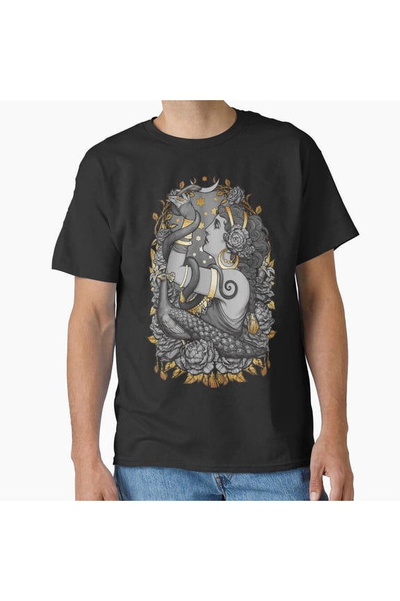 Tribal Belly Dancer Witch Fusion Dance Style H34310 T-Shirt, for Men and Women, Up to Size 5XL