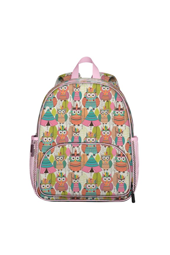 Tribal Bohemian Print Waterproof Backpack - Organized Storage & Double Zipper for Students and Teens