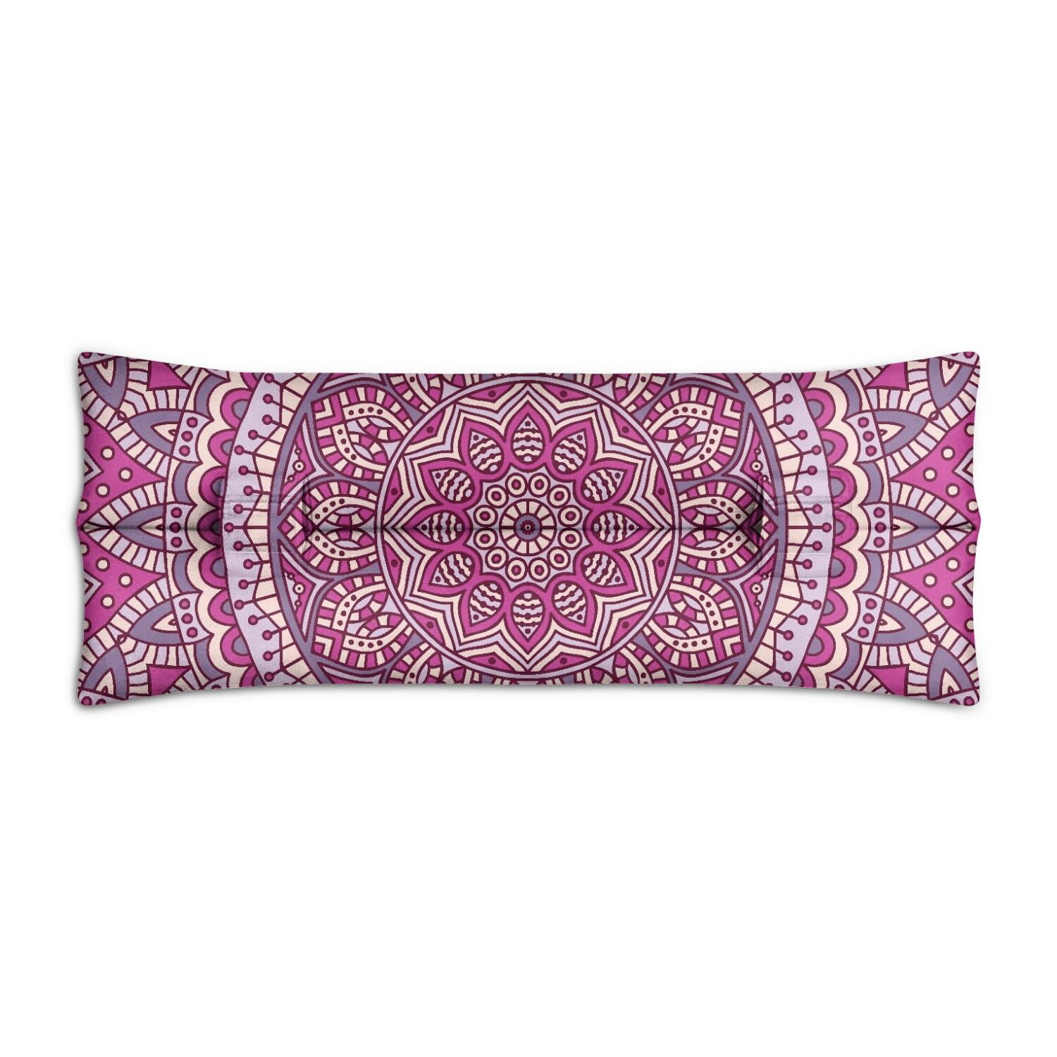 Tribal Boho Mandala Mastectomy Pillow - Soft Seatbelt Pressure Relief Pad for Women - Post Surgery Recovery Cushion with Geometric Pattern