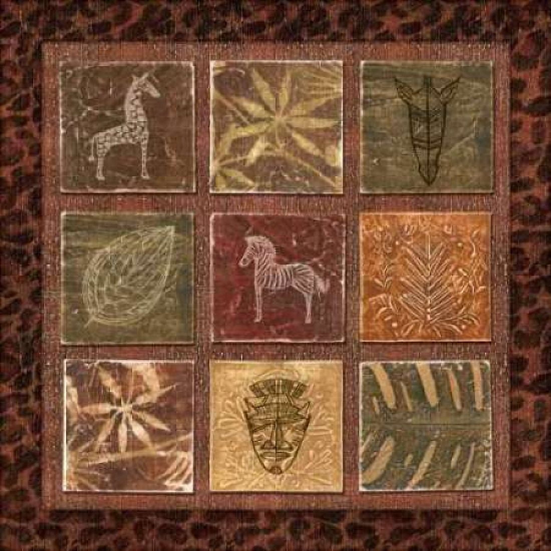 Tribal Collage I Canvas Art - Charlene Audrey (24 x 24)