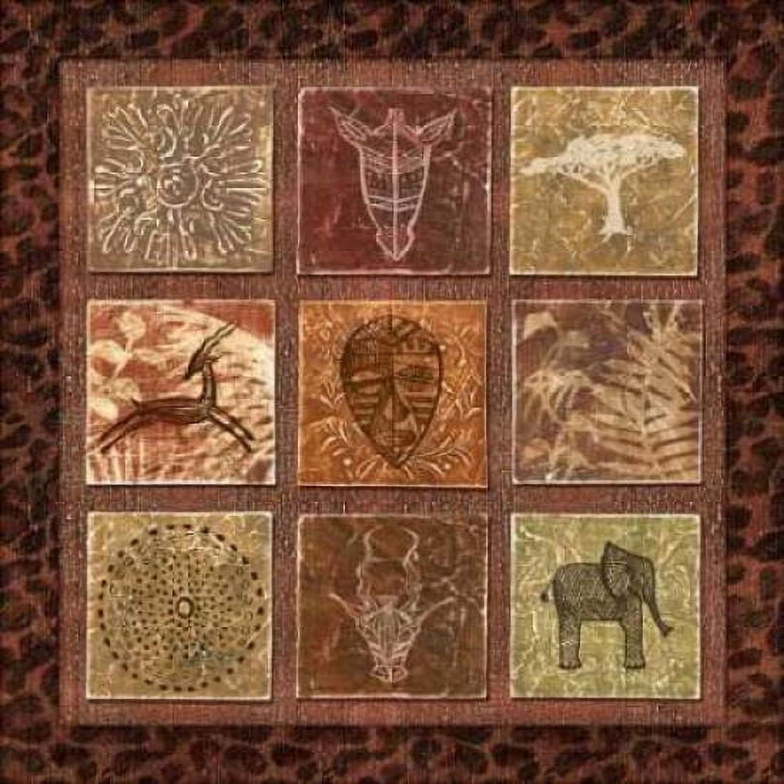 Tribal Collage II Canvas Art - Charlene Audrey (24 x 24)