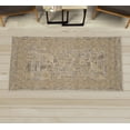 thumbnail image 1 of Tribal Decorative Rug, Ethnic Aztec Geometric Colorful Details and Shapes on Pastel Backdrop, Quality Carpet for Bedroom Dorm and Living Room, 6 Sizes, Pale Yellow and Eggshell, by Ambesonne, 1 of 1