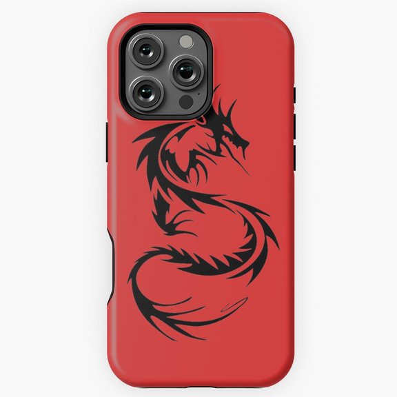 Tribal Dragon Phone Case for iPhone 16 15 14 13 12 11 Pro Max M5904238