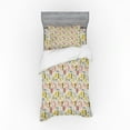 thumbnail image 1 of Tribal Duvet Cover Set, Feathers and Arrows Motifs Pattern Simple Native Illustration, Bedding Set with Shams and Fitted Sheet, 3 Sizes, by Ambesonne, 1 of 3