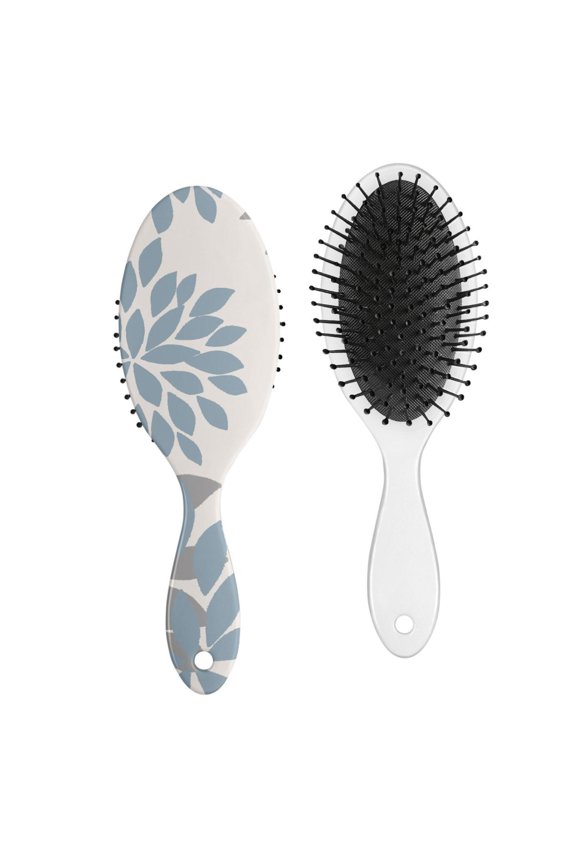 Tribal Ethnic Pattern Hair Brush, Anti-Static Detangler Hairbrush with Wooden Handle, Retro Style Soft Bristles for Women, Men, All Hair Types