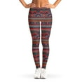 thumbnail image 1 of Tribal Ethnic Pattern Print Leggings, Enthic Sexy Yoga Leggings For Women., 1 of 5