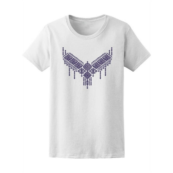 Tribal Ethnic Patterns T-Shirt Women -Image by Shutterstock, Female Medium