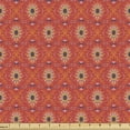 thumbnail image 1 of Ambesonne Tribal Fabric by the Yard Upholstery, Spanish Traditional Ethnic, 2 Yards, Vermilion Multicolor, 1 of 5