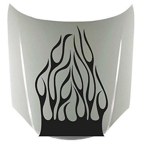 Tribal Flame Fire Car Decals Hood Decal Vinyl Sticker Graphic HF17