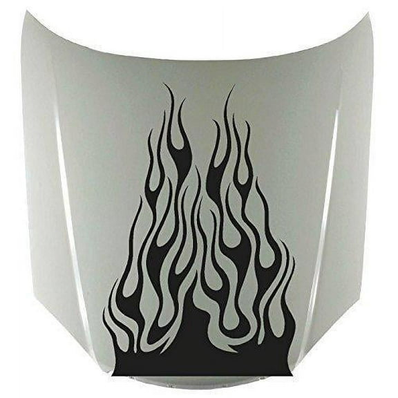 Tribal Flame Fire Car Decals Hood Decal Vinyl Sticker  Graphic    HF18