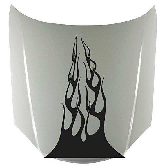 Tribal Flame Fire Car Decals Hood Decal Vinyl Sticker Graphic HF22