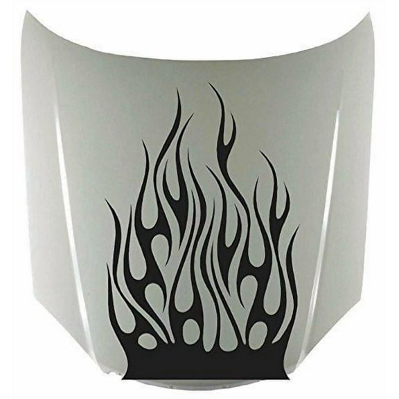 Tribal Flame Fire Car Decals Hood Decal Vinyl Sticker  Graphic