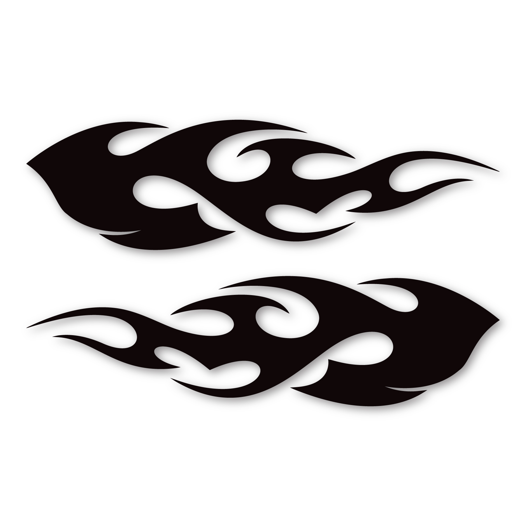 Tribal Flames Andromeda Design Magnet