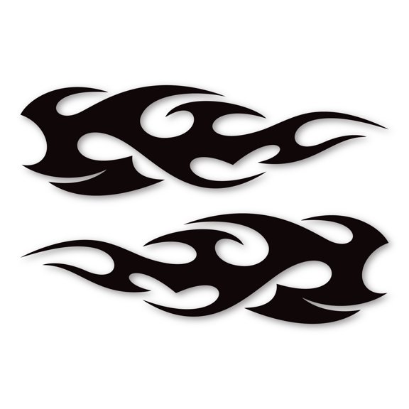 Tribal Flames Triton Design Magnet