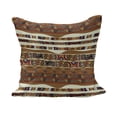 thumbnail image 1 of Tribal Fluffy Throw Pillow Cushion Cover, Traditional Folk Cultural Featured Trippy Boho Abstract Design, Decorative Square Accent Pillow Case, 28" x 28", Multicolor, by Ambesonne, 1 of 5