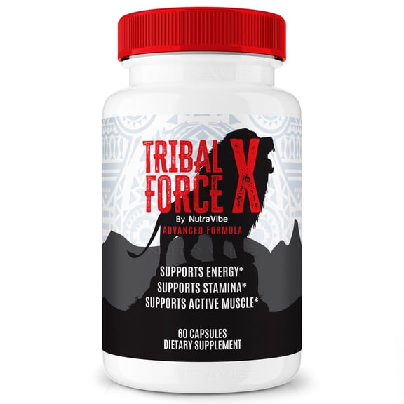 Tribal Force X Pills, Dietary Supplement, Complete Daily Formula for Wellness, Advanced Formula Capsules, TribalForce X Reviews (60 Capsules)