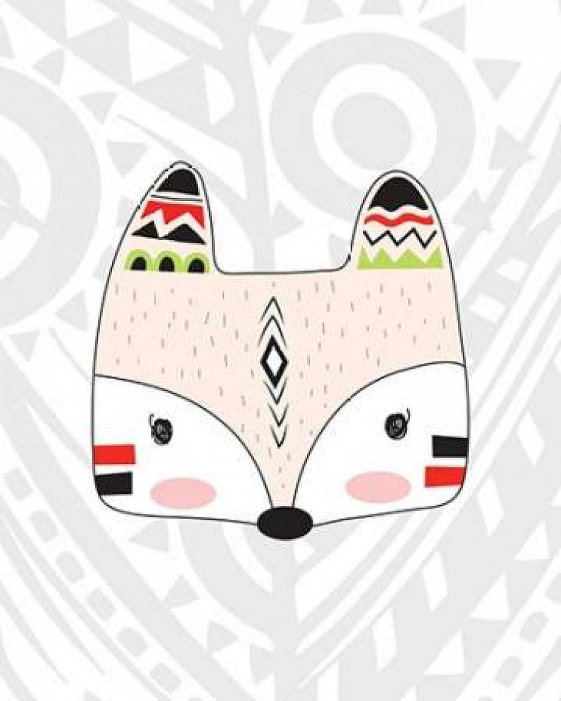 Tribal Fox Canvas Art - Tamara Robinson (24X30)