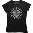 thumbnail image 1 of Tribal Hawaii Polynesian Maori Sun Sea Turtle 2 Side Island Women's T-Shirt, 1 of 4